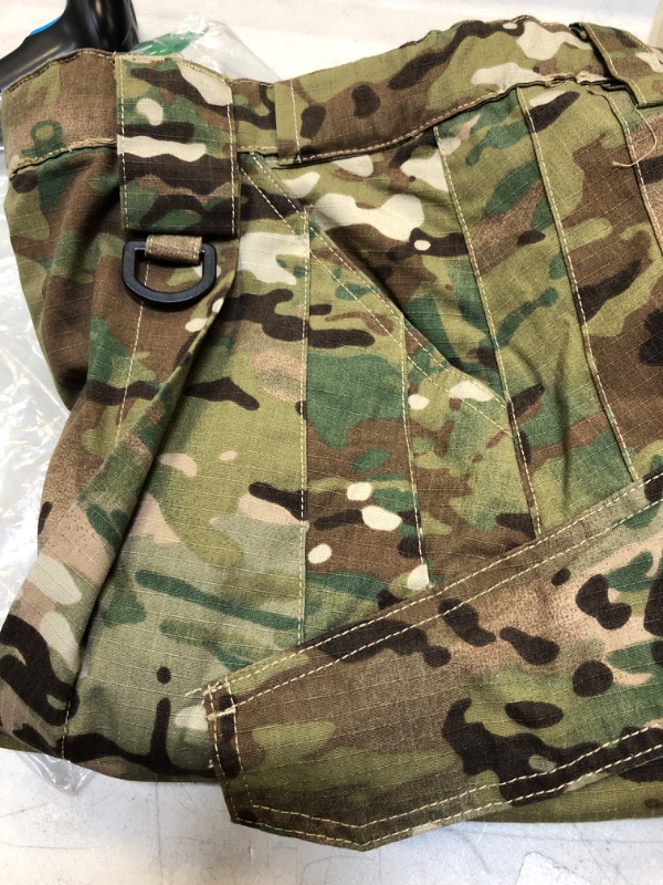 Photo 2 of AKARMY Men's Kilt for Men, Camo Scottish Utility Kilt, 23" Pleated Tactical Kilt, Irish Highland Hybrid Kilts with Pockets One Size Cp Camo