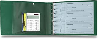 Photo 1 of 7 Ring 3 on a Page Check Book Binder by Starbinders Business Check Binder (Green)
