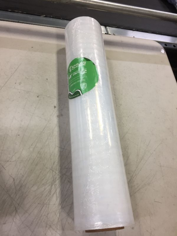 Photo 2 of Emily's Choice 18" 60 Gauge High Performance Stretch Film 1000ft 700% Stretch Wrap Industrial Shrink Wrap Fit for Moving