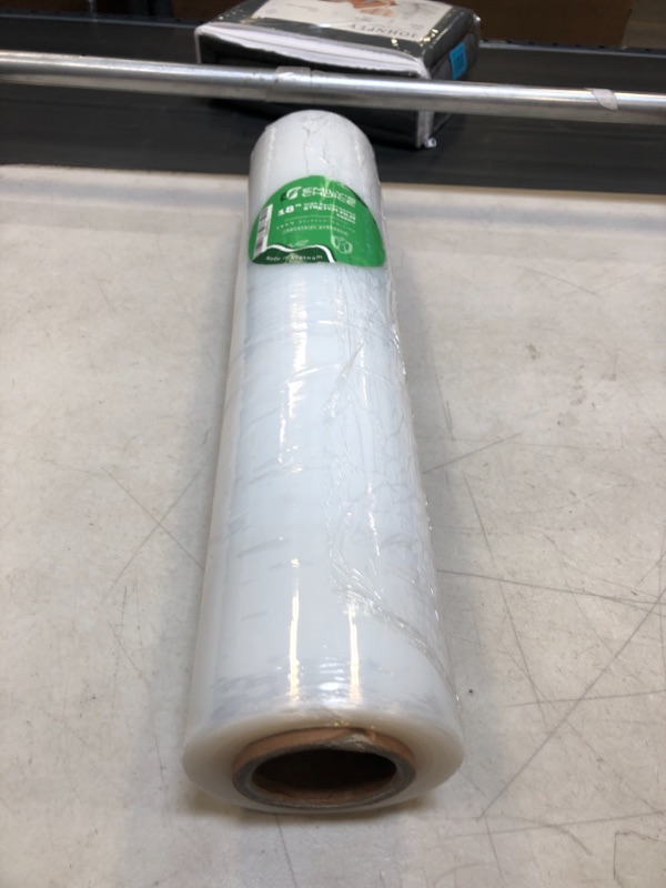 Photo 2 of Emily's Choice 18" 60 Gauge High Performance Stretch Film 1000ft 700% Stretch Wrap Industrial Shrink Wrap Fit for Moving