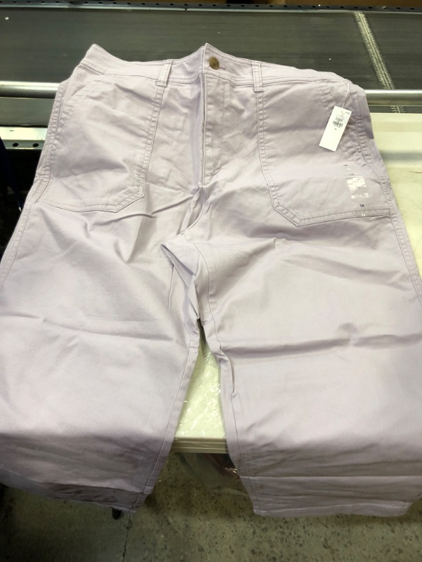 Photo 2 of Size 14----High Rise Girlfriend Utility Khakis 