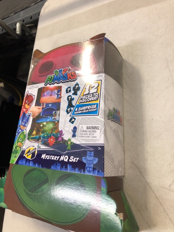 Photo 4 of Just Play PJ Masks Night Time Micros Mystery HQ Box Set, Collectible Hidden Mini Figures, Styles May Vary factory sealed