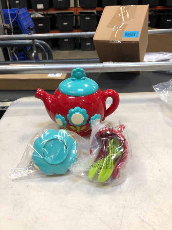 Photo 2 of Battat - Musical Tea Playset - Kids Tea Party Set and Teapot with Sounds for Kids Age 3 Years+