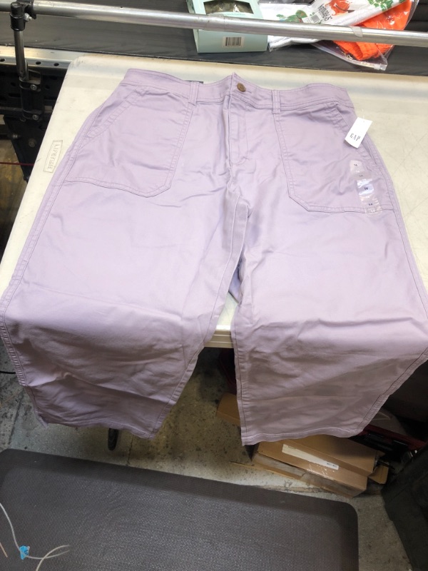 Photo 1 of GAP Women's High Rise Girlfriend Utility Khaki Chino Pants SIZE 14