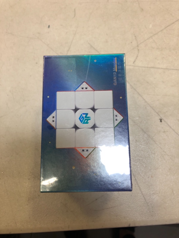 Photo 2 of GAN 12 Maglev Frosted, 3x3 Stickerless Speed Cube Gans 56mm Magic Cube Puzzle Toys 2021 Flagship(Primary Internal) FACTORY SEALED