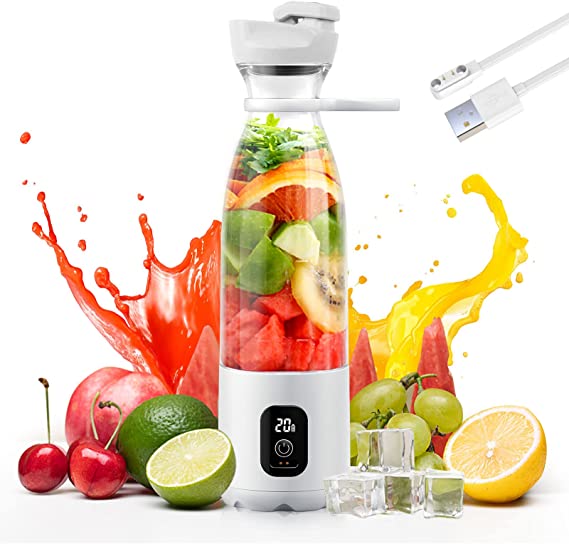 Photo 1 of Portable Blender, Personal Blender for Shakes and Smoothies 300W Mini Blender 20oz Smoothie Blender USB Rechargeable Fresh Juice Blender with Pulse Technology Crush Ice Nuts Eenten Blender BravoS(3rd Generation) (BravoS (Sport