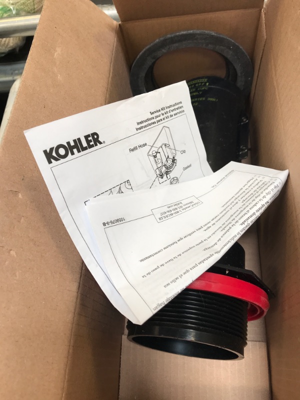 Photo 5 of KOHLER GENUINE PART 1069722 3" Toilet Flush Valve Kit , Black