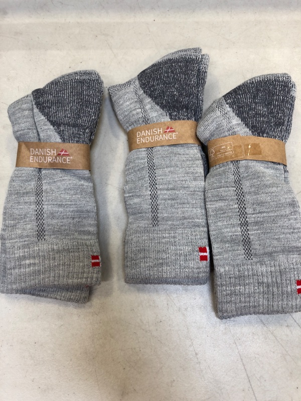 Photo 2 of DANISH ENDURANCE Merino Wool Hiking & Walking Socks 3 pack
