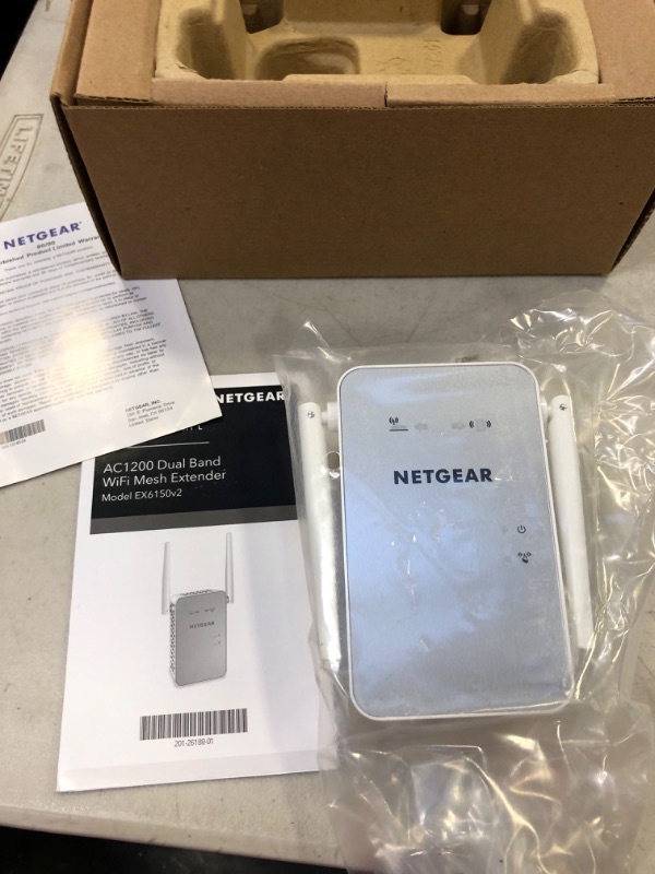 Photo 2 of NETGEAR EX6150-100NAR AC1200 WiFi Range Extender (Renewed)