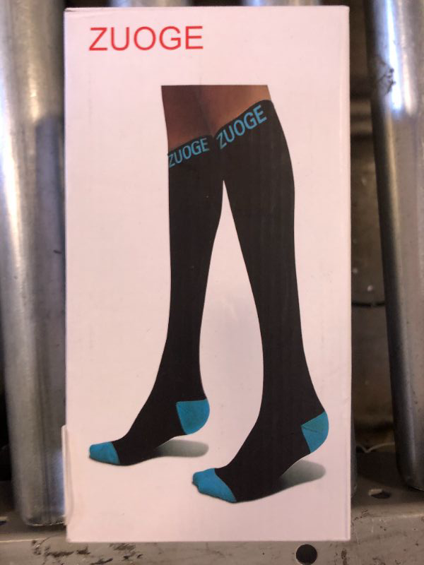 Photo 3 of 3 Pairs Compression Socks Pack - Best Medical, Nursing, Travel & Flight Socks - Running & Fitness - 15-20mmHg
