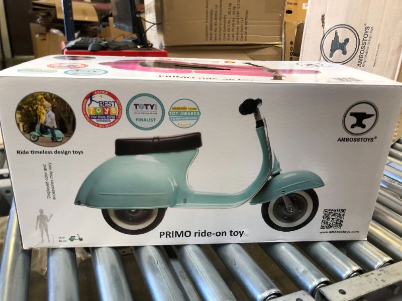 Photo 3 of Ambosstoys Toddler Scooters for Boys and Girls Primo – Durable, Valuable and Timeless Design Kids Ride on Toys for 2 Year Old - 3 - 4 - 5 Year Olds, Collectors and Design Lovers
