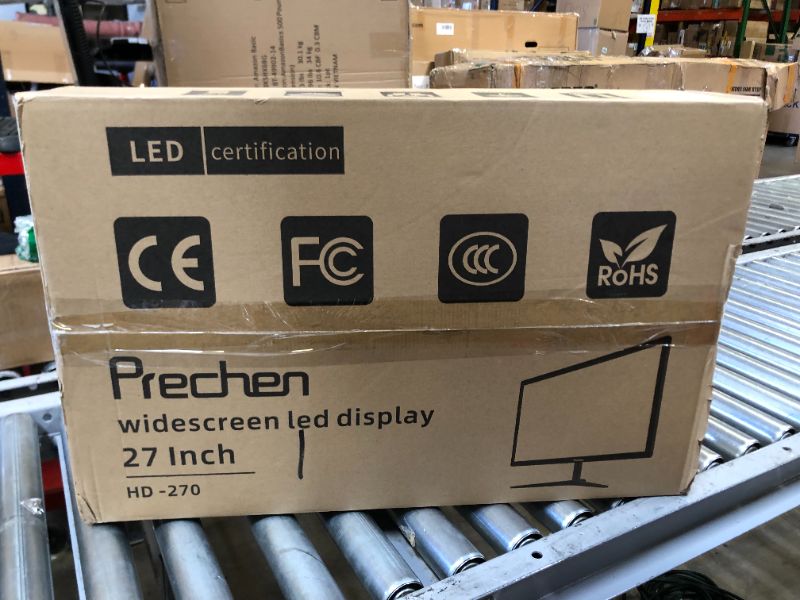 Photo 4 of Prechen 27 Inch 165Hz Gaming Monitor IPS FHD 1920x1080 Monitor with HDMI/DP Interface, 1ms GTG, 400cd/m², AMD FreeSync, 3-Side Borderless, 99% sRGB Gaming Display
