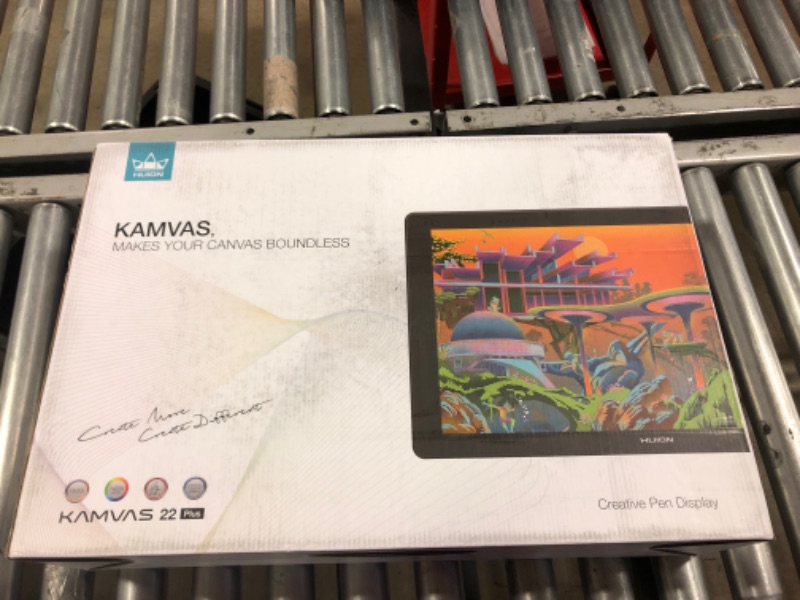 Photo 4 of HUION KAMVAS 22 Plus Graphics Drawing Tablet Display QD LCD Screen 140% s RGB
