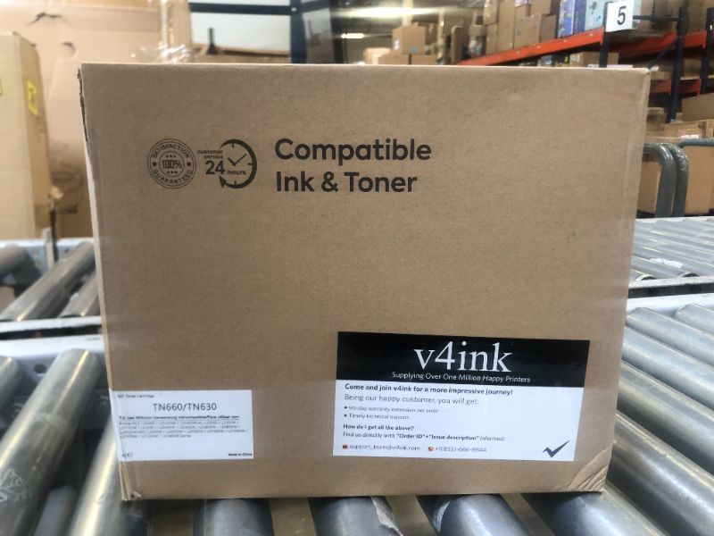 Photo 3 of TN660 Toner Cartridge Replacement Compatible for Brother TN 660 TN-660 TN630 High Yield to use with HL-L2380DW HL-L2320D HL-L2340DW DCP-L2540DW MFC-L2700DW MFC-L2720DW Printer (Black, 4 Pack)
