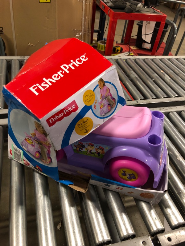 Photo 2 of Fisher Price Music Parade Purple Ride-On with 5 Different Marching Tunes! [Amazon Exclusive]
