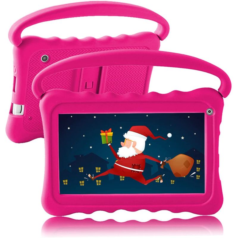 Photo 1 of Kids Tablet 7 Toddler Tablet for Kids Edition Tablet for Toddlers 32GB with WiFi Dual Camera googple Plays Netflix YouTube Children’s Tablets Android 10 Parental Control Shockproof Case (Rose Red)
