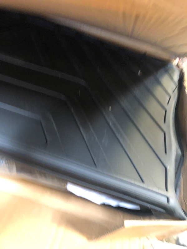 Photo 2 of Xipoo Fit Tesla Model Y Frunk Mat Front Trunk Mat Cargo Liner Floor Mat All Weather for 2020 2021 2022 2023 Tesla Model Y 5 Seat Accessories(Four Trunk Mats+Floor Mats+Backrest Mat)