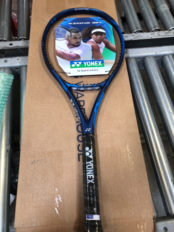 Photo 2 of YONEX EZONE 98 Plus - Deep Blue Tennis Racquet 4 1/8 Grip Size