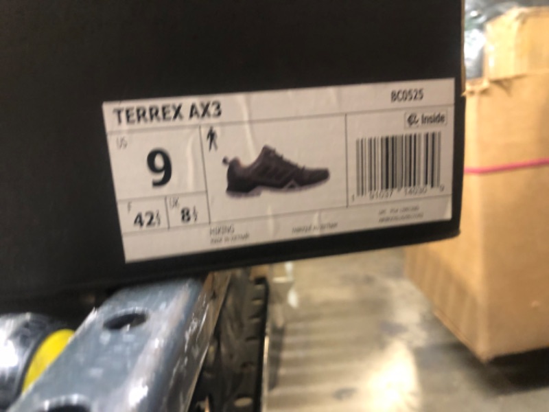 Photo 3 of Adidas Men's Terrex AX3 Hiking Shoes, Grey/Black/Mesa, 9
