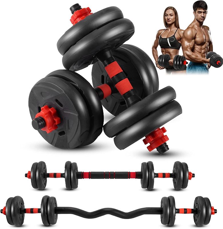 Photo 1 of Adjustable Weight Dumbbell Barbell Set