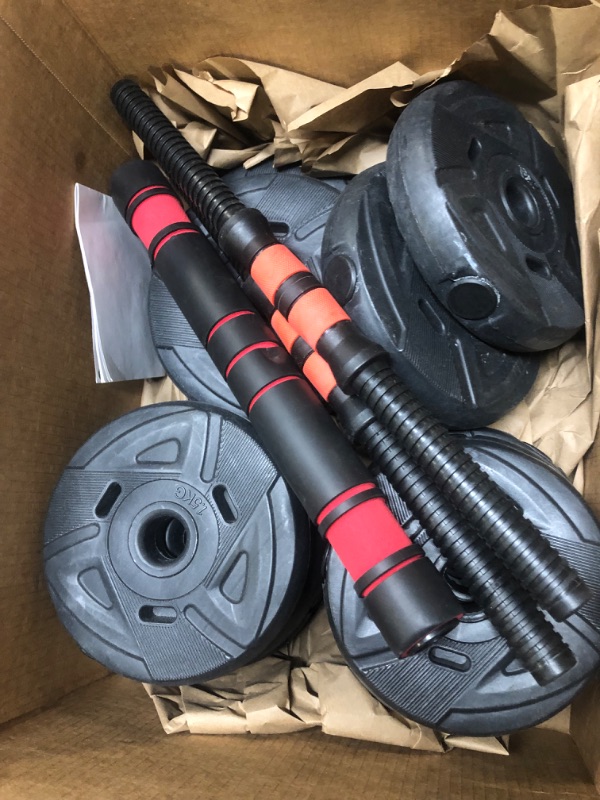 Photo 1 of Adjustable Weight Dumbbell Barbell Set