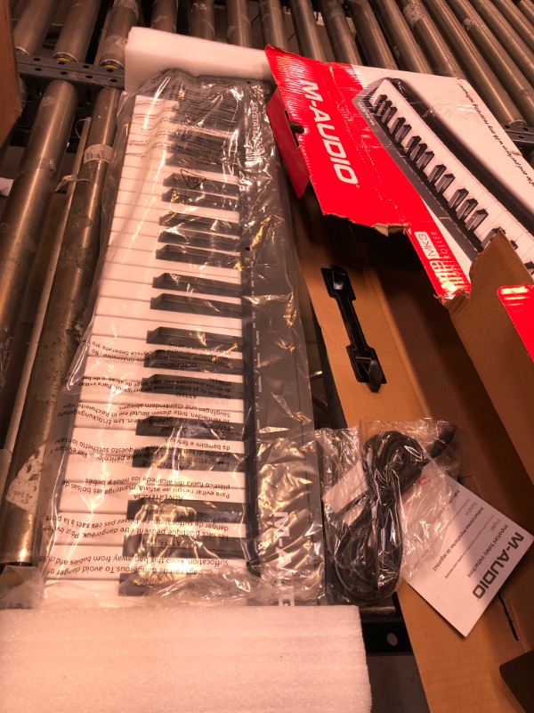Photo 1 of M-Audio Keystation 49 MK3 - Synth Action 49 Key USB MIDI Keyboard Controller with Assignable Controls, Pitch and Mod Wheels, and Software Included 49 Keys Keyboard Controller