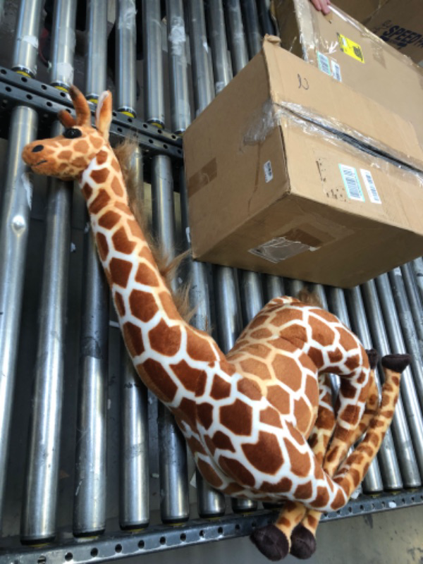 Photo 1 of 4 FT TALL GIRAFFE STUFFED ANIMAL