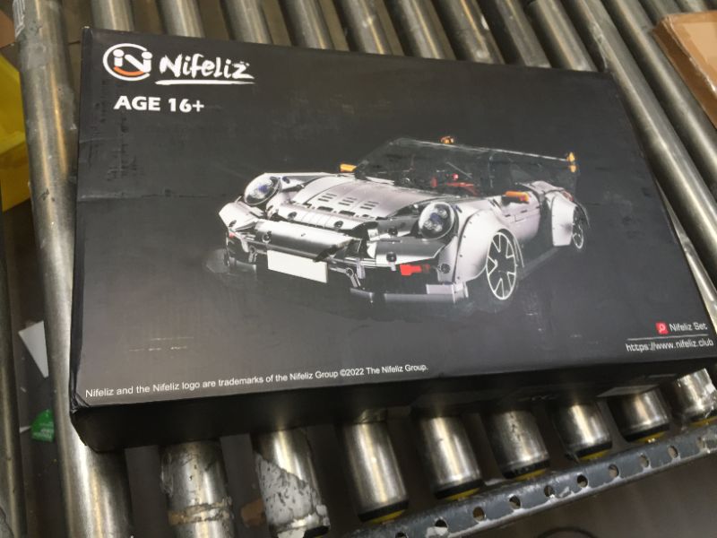 Photo 2 of Nifeliz Sports Car 977, GTZ RS Racing Model Toy, Collectible Building Kit for Adults (3,389 Pieces) - opened box. great condition