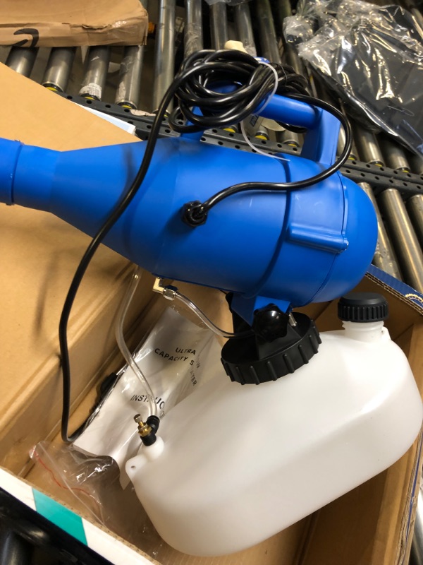 Photo 1 of 4.5L (1.2 Gallon) Electric ULV Portable Fogger Sprayer Machine Atomizer Mist Cold Fogger Machine Spraying Distance 30ft for Home,Hotel,Church,School,Yard
