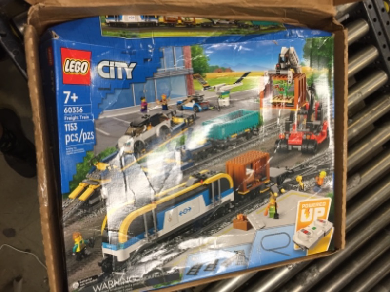 Photo 2 of 
















































































































LEGO City Freight Train Set, 60336 Remote Control Toy for Kids Aged 7 Plus with Sounds, 2 Wagons, Car Transporter, 33 Track Pieces and 2 EV Ca