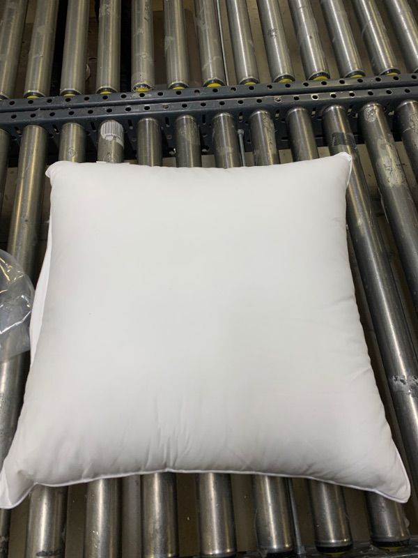 Photo 1 of 20"x 20" White Pillow insert --- No Box Packaging, Minor Use
