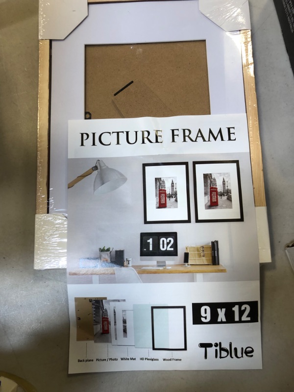 Photo 2 of 9x12 Rustic Picture Frames Solid Wood Walnut Display Pictures 6x8 or 5x7 with Mat or 9x12 without Mat - Farmhouse Distressed Photo Frame for Art with 2 Mats Wall Mounting ,Table Top - Set of 1 Rustic Walnut 9x12"