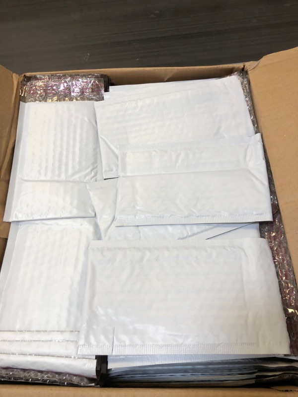 Photo 2 of Reli. Bubble Mailers 4x8 in. | 150 Pack - Bulk | Made in USA | White, Bubble Envelope Mailers / Padded Mailing Envelopes| Small Bubble Mailers, Self-Sealing | Padded Poly Mailers for Shipping Packages