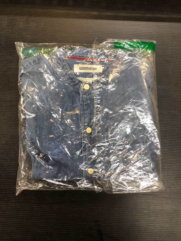 Photo 1 of Denim Button Down Long Sleeve Shirt M