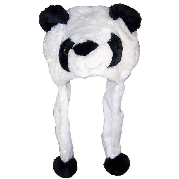 Photo 1 of Best Winter Hats Adult/Teen Animal Character Ear Flap Hat (One Size) - Panda
