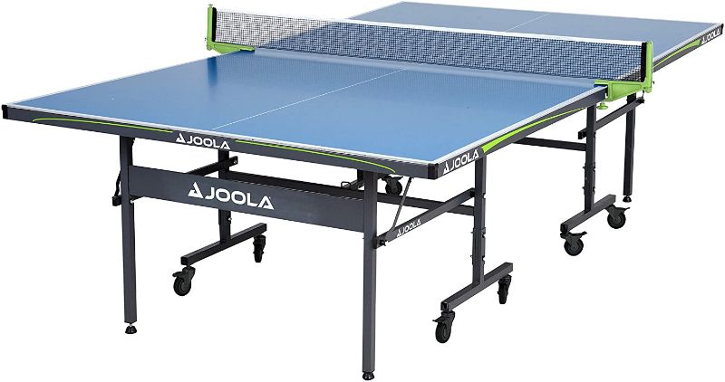 Photo 1 of JOOLA NOVA - Outdoor Table Tennis Table with Waterproof Net Set - Quick Assembly - All Weather Aluminum Composite Outdoor Ping Pong Table - Tournament Quality - Indoor & Outdoor Compatible
