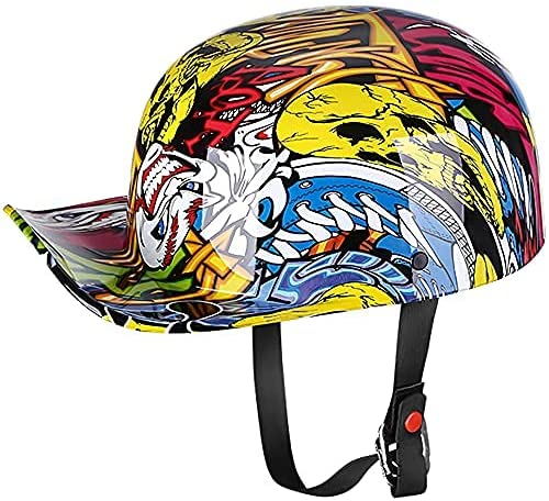 Photo 1 of  Baseball Style Cap Motorcycle Helmet Unisex-Adult - DOT Approved medium 