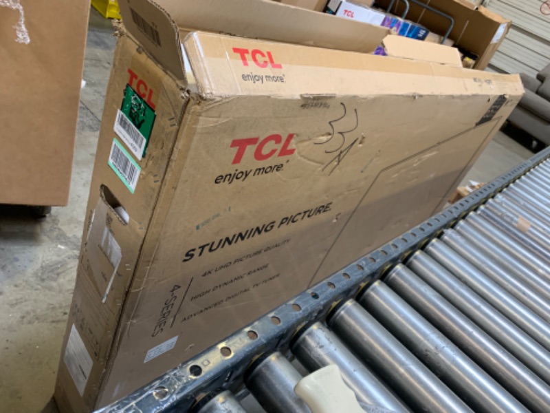 Photo 1 of TCL 65" Class 4-Series 4K UHD HDR Smart Google TV – 65S446, 2022 Model 65 inches Google TV --- Box Packaging Damaged, Item is NEw