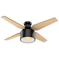 Photo 1 of 52" Cranbrook Low Profile Ceiling Fan with Remote (Includes Light Bulb) - Hunter Fan