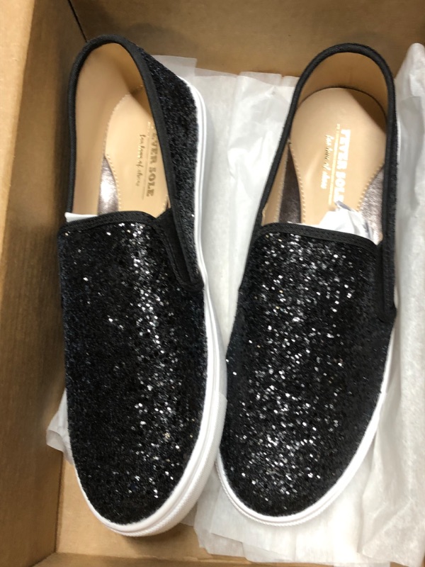 Photo 1 of BLACK GLITTER SHOES WOMENS SIZE 41EU