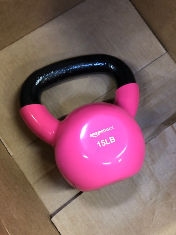 Photo 1 of 15 lb weight pink