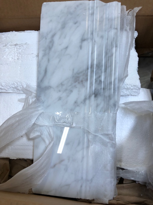 Photo 1 of 12 X 5 MARBLE TILE 3 PCK 