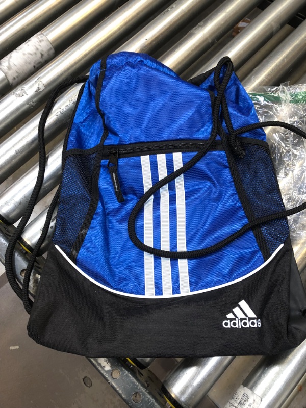 Photo 1 of ADIDAS STRING BACKPACK BLUE/BLACK