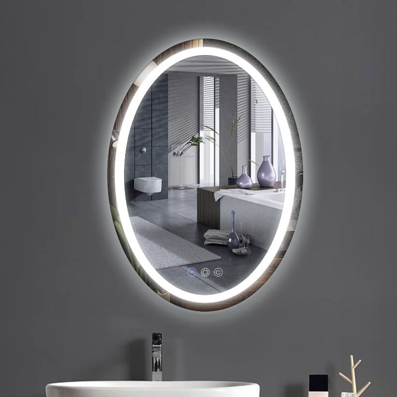 Photo 1 of  Oval LED Bathroom Mirror