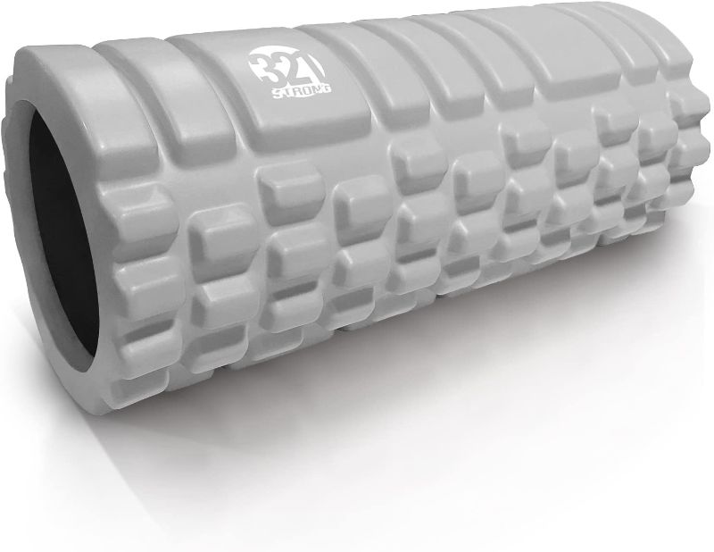 Photo 1 of 321 STRONG Foam Roller - Medium Density Deep Tissue Massager for Muscle Massage and Myofascial Trigger Point Release, with 4K eBook
