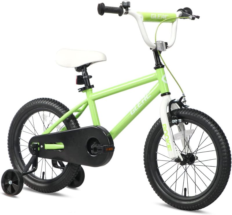Photo 1 of Glerc Toddler and Kids Bike, 12-18-Inch Wheels with Training Wheels, Boys and Girls Ages 2-9 Years Old
