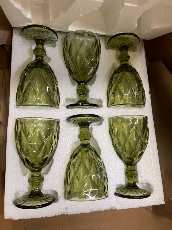 Photo 1 of 6PC GLASS CUP SET 