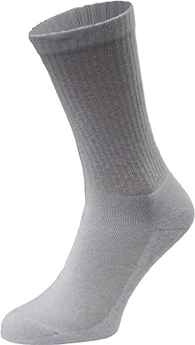 Photo 1 of 12 Pairs....Winterplace Casual Athletic Cotton Crew Men's Socks , Size Large men 7-12 , Women Size 10-13 GREY 
