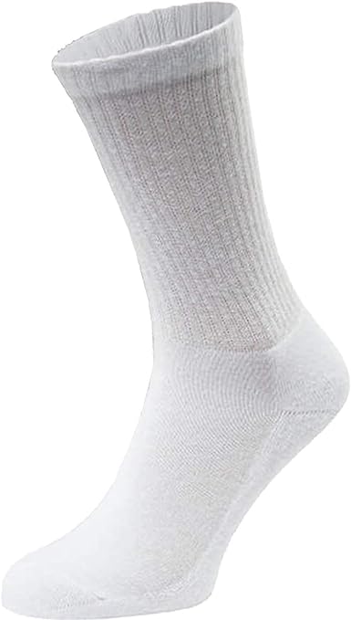 Photo 1 of 12 Pairs....Winterplace Casual Athletic Cotton Crew Men's Socks , Size Large men 7-12 , Women Size 10-13 WHITE 
