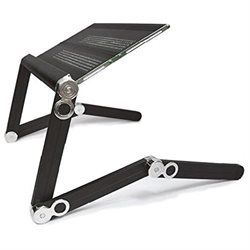 Photo 1 of Portable Folding Notebook or Laptop Table - Desk - Tray - Stand - (Black) with free mouse stand